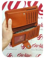 کد 1548 کیف پول کتی چرم طبیعی مردانه جلو دکمه - Image 4