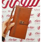 کد 1356 کیف پول چرم طبیعی جلو دوخت