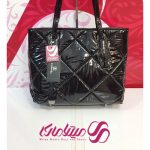 کد 1375 کیف دوشی کاپشنی زنانه ورنی شنل
