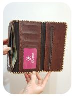 کد 1397 کیف پول دخترانه طرح ترمه - Image 4