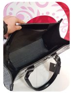 کد 1027 کیف زنانه لویی ویتون ورنی طرح برجسته - Image 4