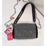 کد 1661 کیف دستی دوشی مجلسی نگینی مدل الکساندر
