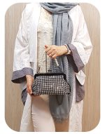 کد 1660 کیف مجلسی مدل دهنه طرح نگین - Image 2