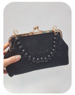 کد 1660 کیف مجلسی مدل دهنه طرح نگین - Image 5