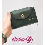 کد 1843 کیف پول زنانه چرم طبیعی اکوال