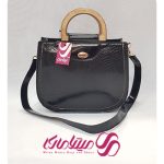 کد 1852 کیف دستی دوشی دسته چوبی مدل تلما