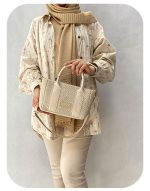 کد 1867 دستی دوشی کنفی مدل منگو - Image 3