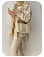 کد 1867 دستی دوشی کنفی مدل منگو - Image 2