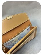 کیف پول برگ طلایی کد 3322 - Image 3